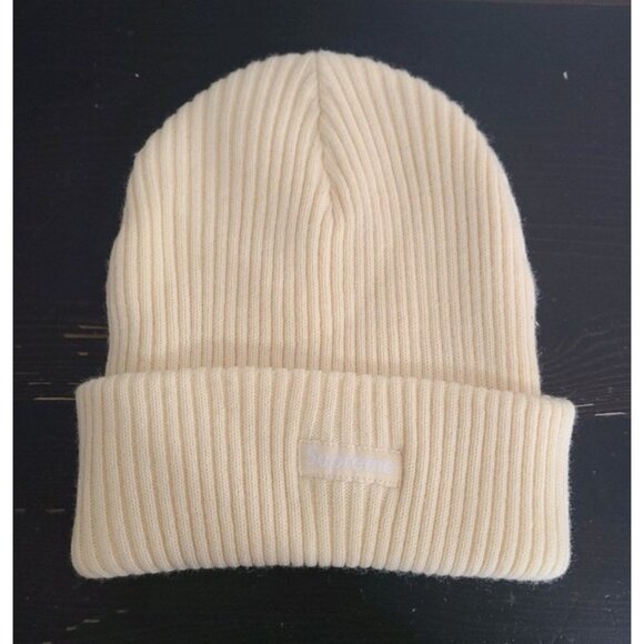 Supreme Overdyed Beanie Cream One Size